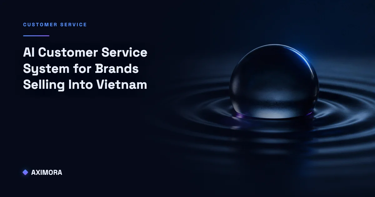 Diagram comparing channel coverage in an ai customer service system for brands selling into vietnam, showing website live chat, WhatsApp, Messenger, Instagram, LINE and Zalo feeding one unified back end.