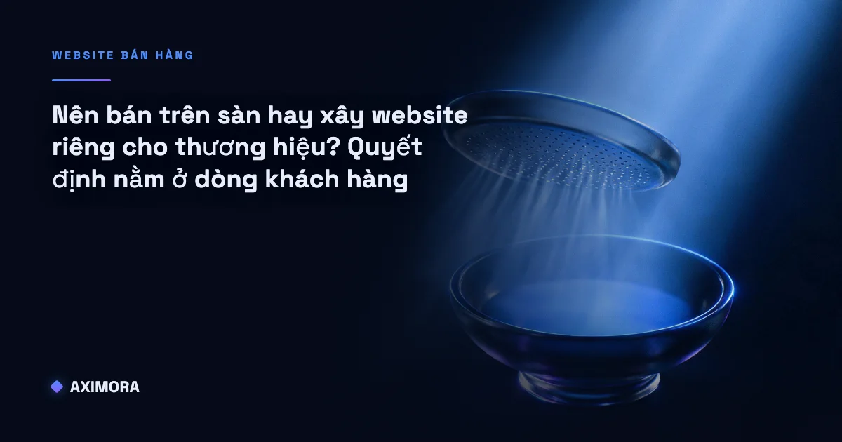 Ảnh minh họa quyết định nên bán trên sàn hay xây website riêng cho thương hiệu dựa trên việc ai đang giữ danh sách khách hàng