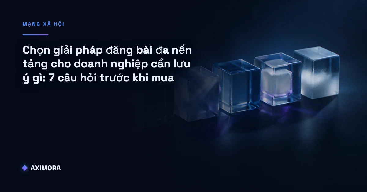 Sơ đồ quyết định giúp trả lời chọn giải pháp đăng bài đa nền tảng cho doanh nghiệp cần lưu ý gì, xoay quanh cách công cụ đăng nhập vào tài khoản của bạn