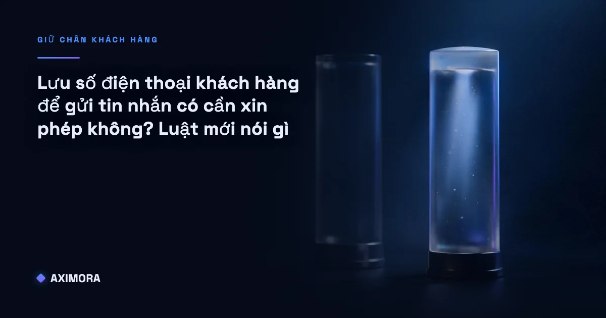 Sơ đồ quyết định trả lời câu hỏi lưu số điện thoại khách hàng để gửi tin nhắn có cần xin phép không theo từng trường hợp danh sách