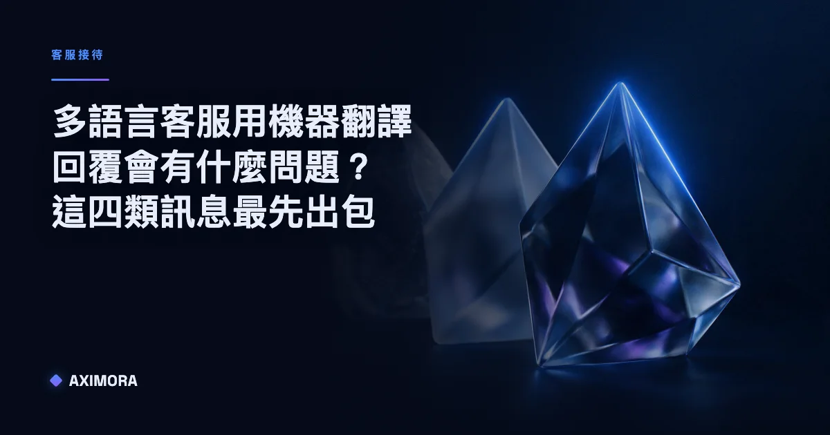 多語言客服用機器翻譯回覆會有什麼問題的四類訊息分級決策圖，區分自動翻譯、固定譯法詞庫與人工處理