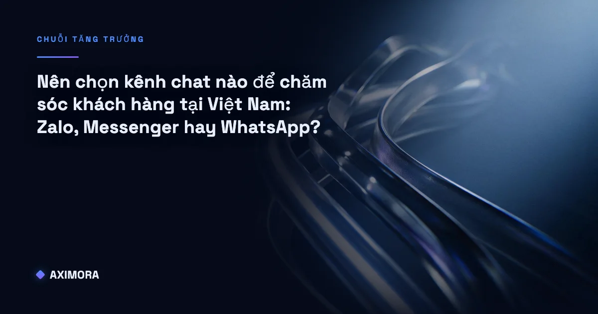 Ảnh minh họa giúp trả lời nên chọn kênh chat nào để chăm sóc khách hàng tại Việt Nam giữa Zalo, Messenger và WhatsApp