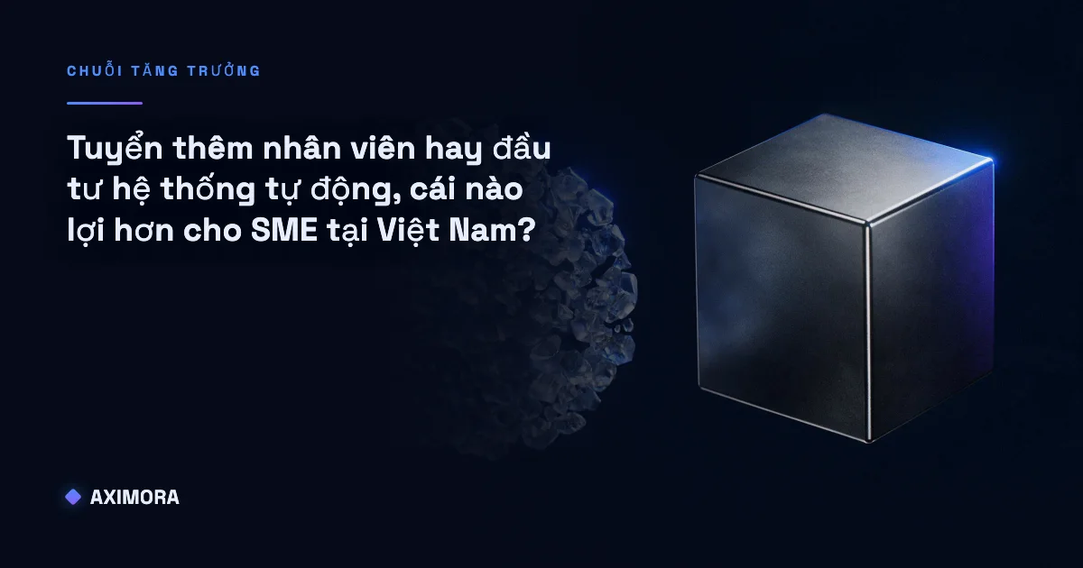 Ảnh minh họa bảng so sánh tuyển thêm nhân viên hay đầu tư hệ thống tự động, cái nào lợi hơn cho doanh nghiệp vừa và nhỏ tại Việt Nam